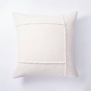 Studio McGee Threshold Pieced Cotton Pillow Cover